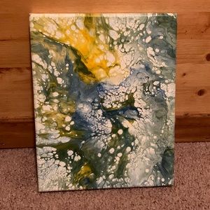 Pour paint acrylic